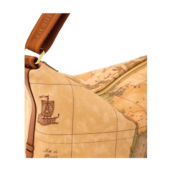Large Shoulder Bag with Geo Classic Print