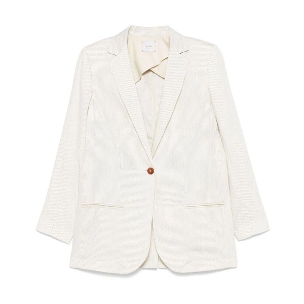 White Jacket with Button Fastening