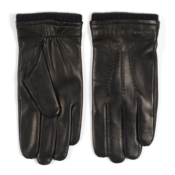 Premium Black Leather Gloves for Men
