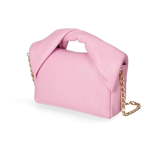 Twisted Handle Shoulder Bag