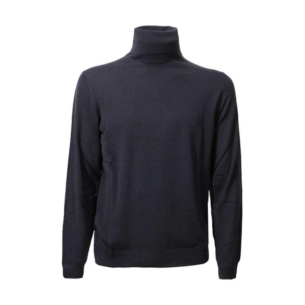 Blue Flexwool Turtleneck Sweater