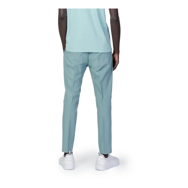 Green Trousers with Laces Fastening