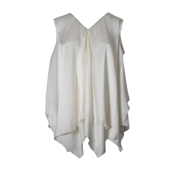 Layered Sleeveless Top with SWAROSKI Detail