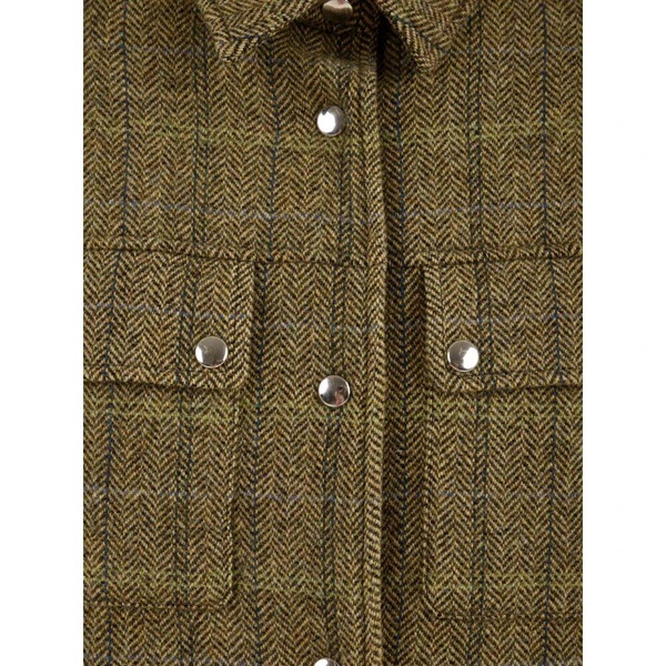 Grey Coats with Button Closure