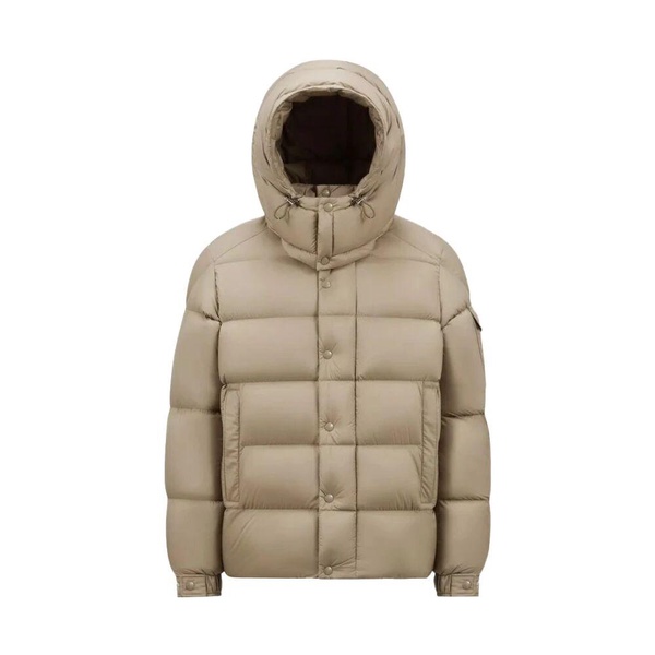 Short Down Jacket with Removable Hood