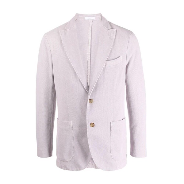 Silk Blend Single-Breasted Jacket