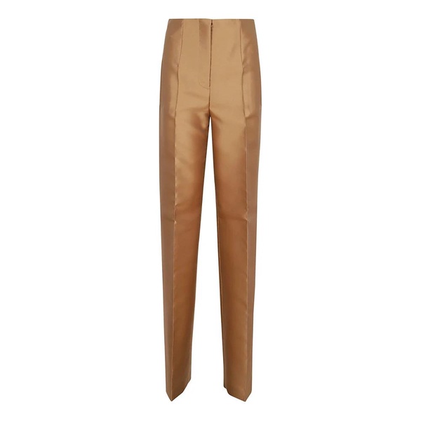 Brown Mikado High Waist Suit
