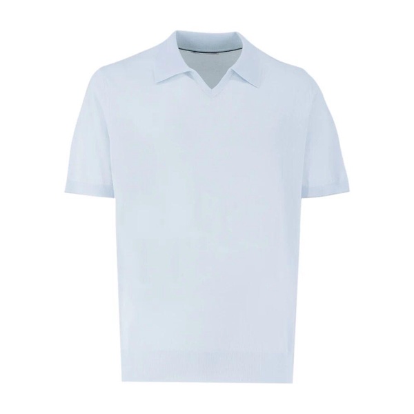 Cotton Knit Polo Shirt Slim Fit
