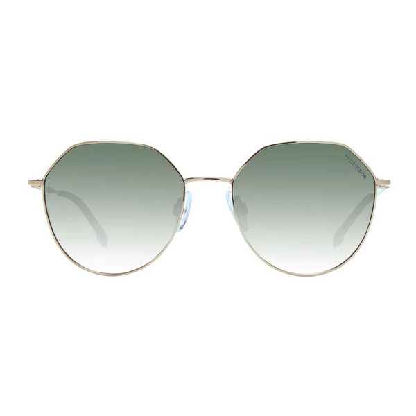 Gold Round Gradient Lens Sunglasses
