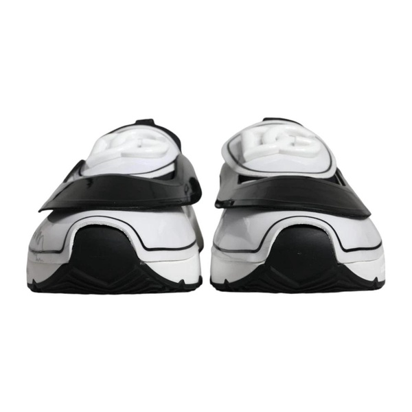Chunky Sole Leather Sneakers