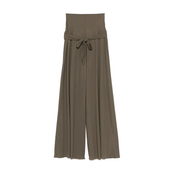 Wide-Leg Wrap Trousers