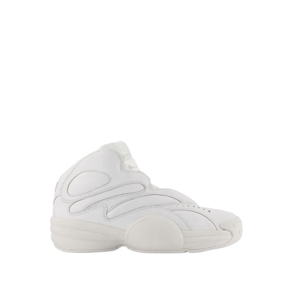 aw hoop sneakers - alexander wang - leather - white