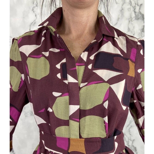 Printed Shirt Dress