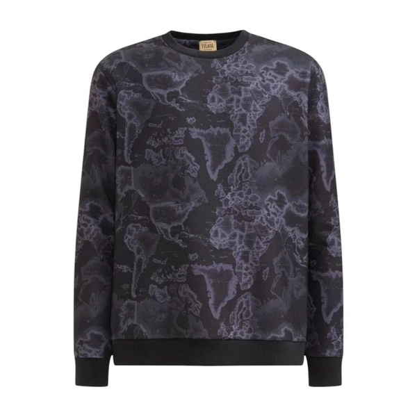 Geo Night Black Sweater