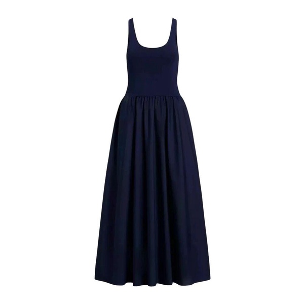Navy Blue Midi Dress