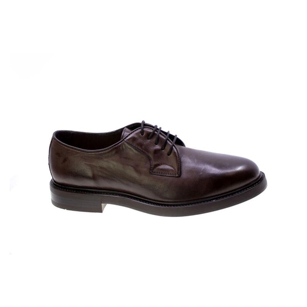 Brown Leather Derby Shoes
