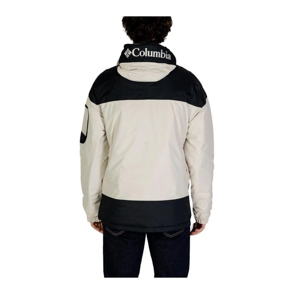 Grey Hooded Anorak Jacket for Men