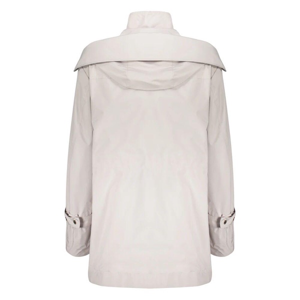 Waterproof Fabric Jacket with Removable Hood