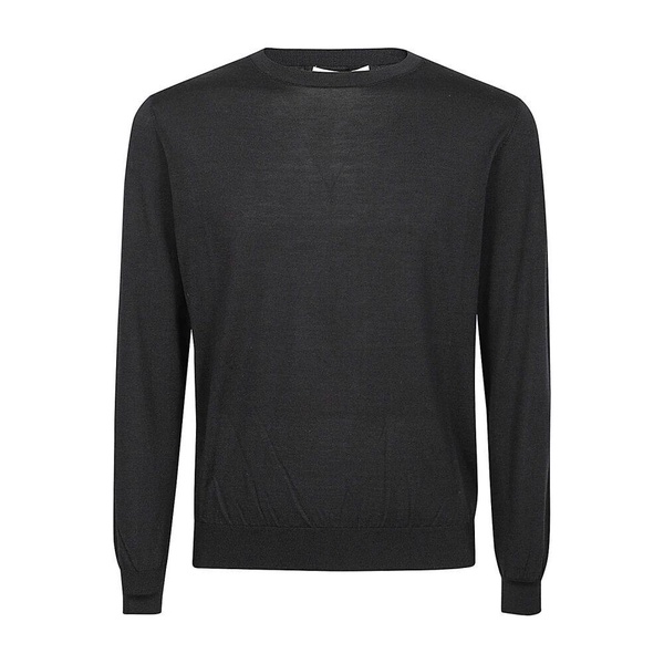 Classic Silk and Cotton Crewneck Sweater