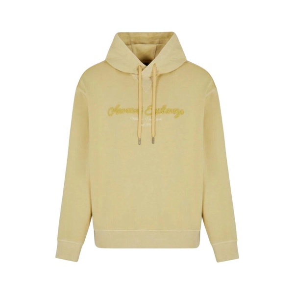 Yellow Sweatshirt with Elegant Logo