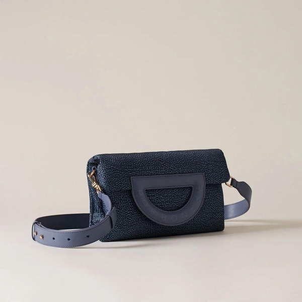 Elegant Bouche Denim Shoulder Bag