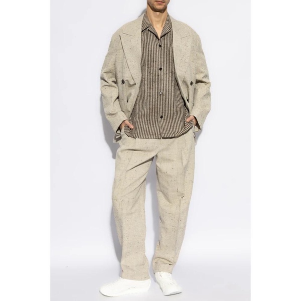 Shirt with check pattern