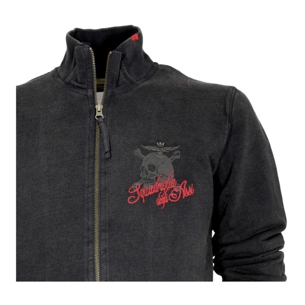 Military Aviation Squad Zip-Up Sweater