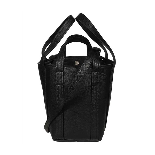 Leather Shoulder Bag with Logo Detail
