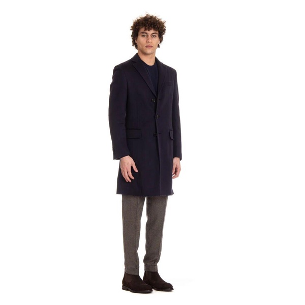 Blue Coat with 3 Button Closure