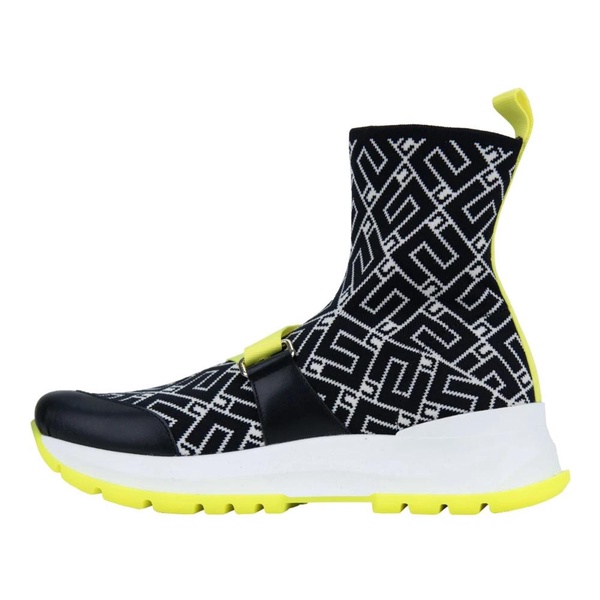 High Top Women's Sneakers with Logo Detail