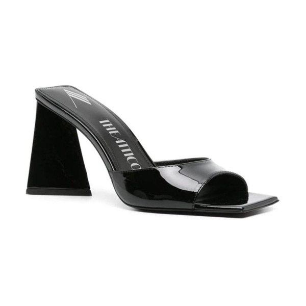 Leather Sandals with Square Toe