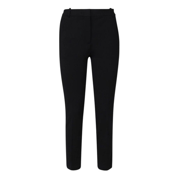 Black Elegant Trousers Cigarette-fit