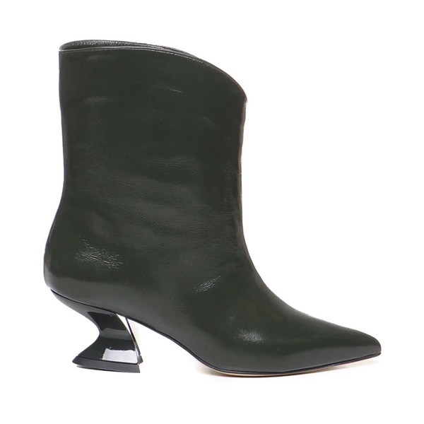 Green Leather Boots
