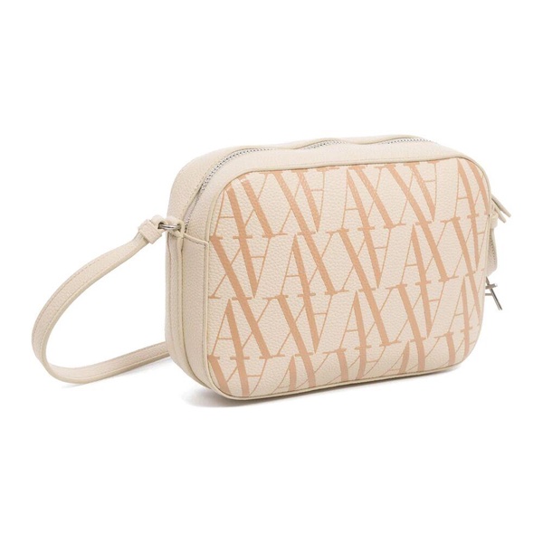 Logo Crossbody Bag with Zip Closure