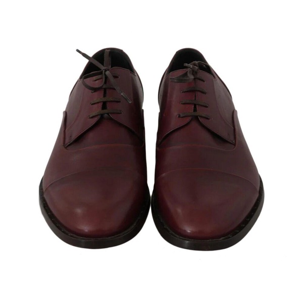 Red Bordeaux Leather Dress Formal Shoes