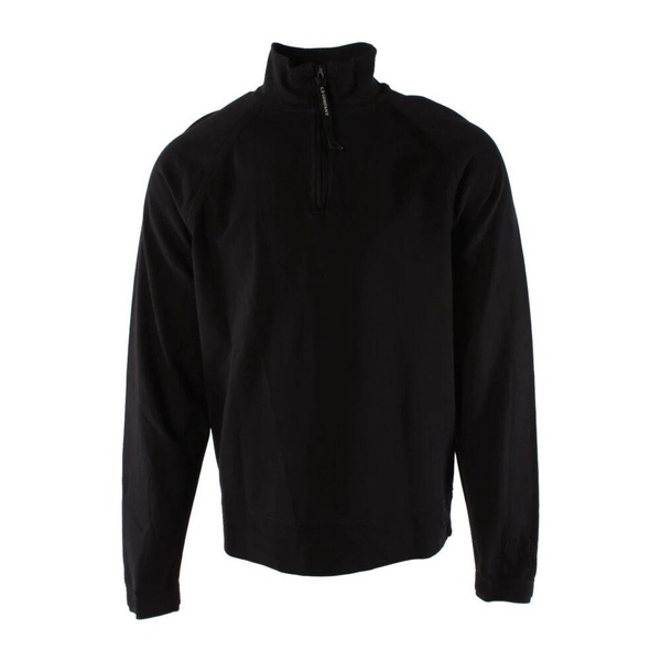 Black Fleece Sweater with Unique Design