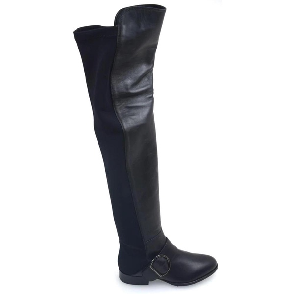 Dallas Leather Boot with Neoprene