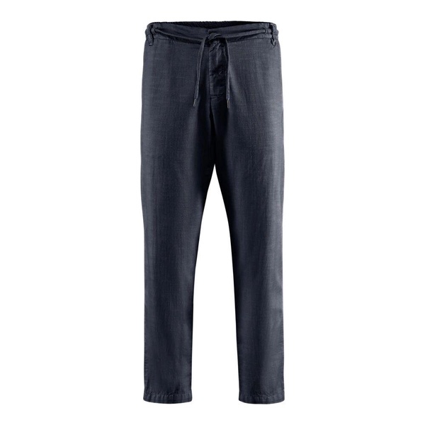 Chino Pants with Elastic Waistband and Drawstring
