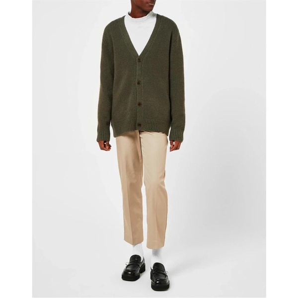 Forest Green Knit Cardigan