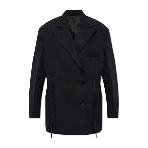 Blazer with Drawstrings at the Waist