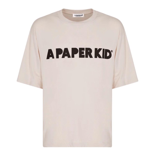 Oversize Cotton T-Shirt with Front Print