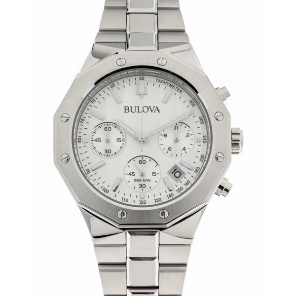 Octagon Chronograph Steel Watch