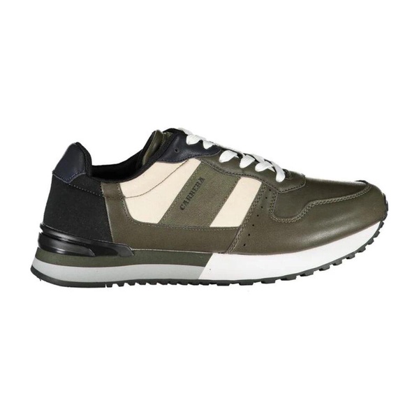 Polyester Sneaker with Laces and Logo Details