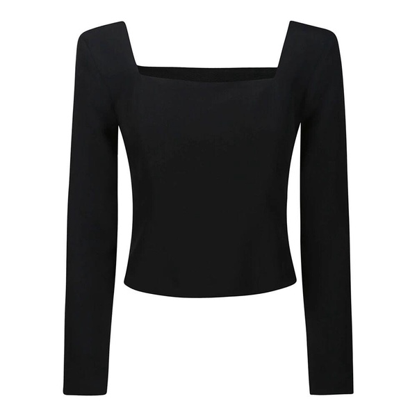Elegant Square Neck Sweater
