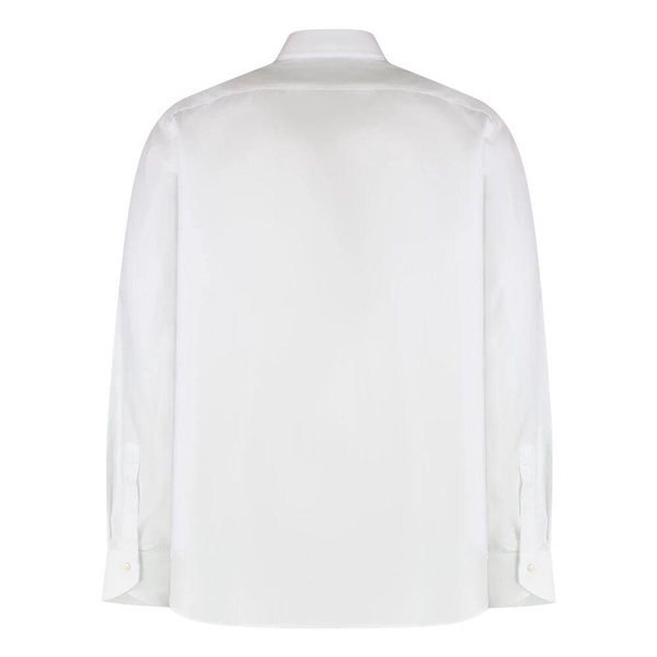 Cotton Shirt Rounded Hem