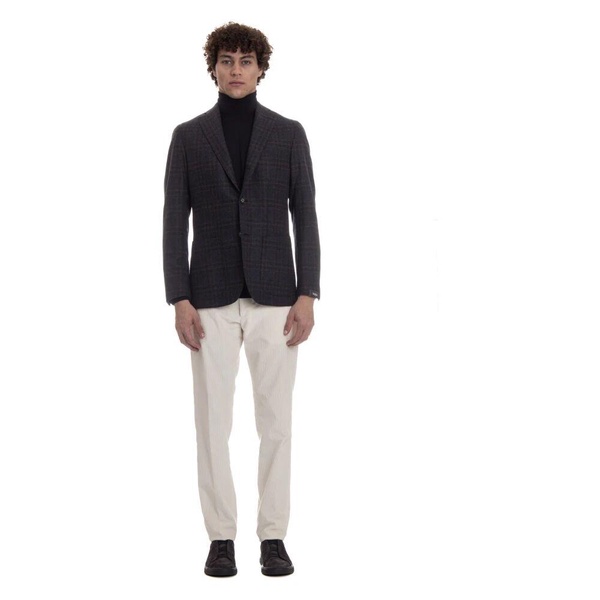 Wool Cashmere Jacket Three Buttons