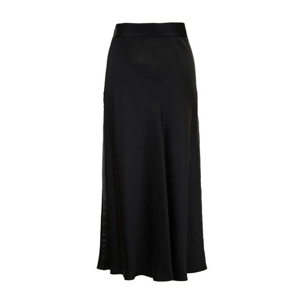 Gold Detail Zipper Skirt