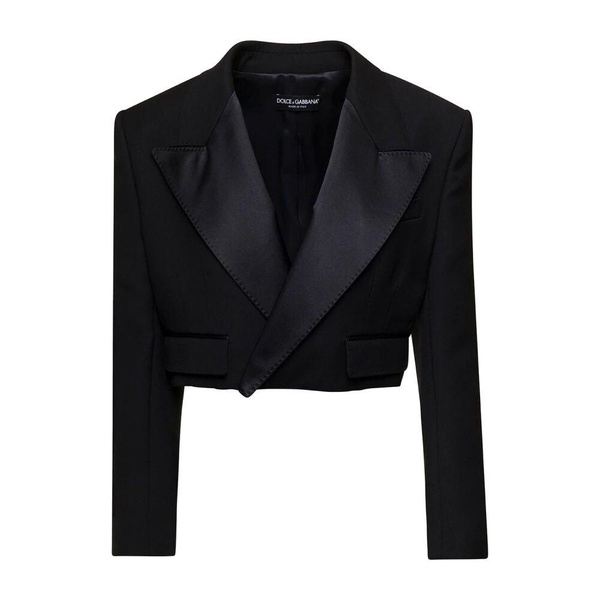 Black Cropped Jacket Look 35