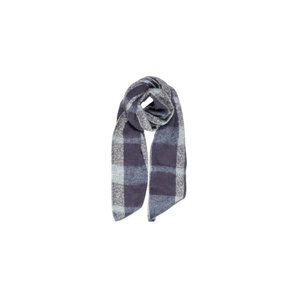 Turquoise Plaid Style Scarf