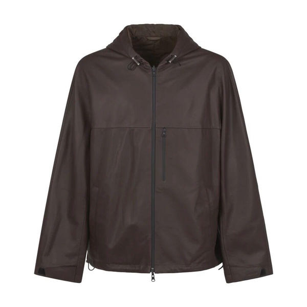 Reversible Windbreaker in Napa Mat